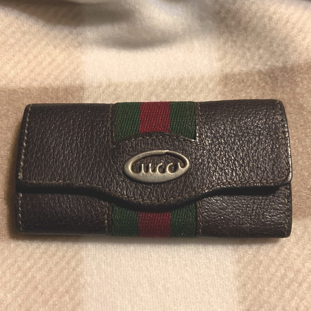 Vintage Gucci Leather Key Pouch